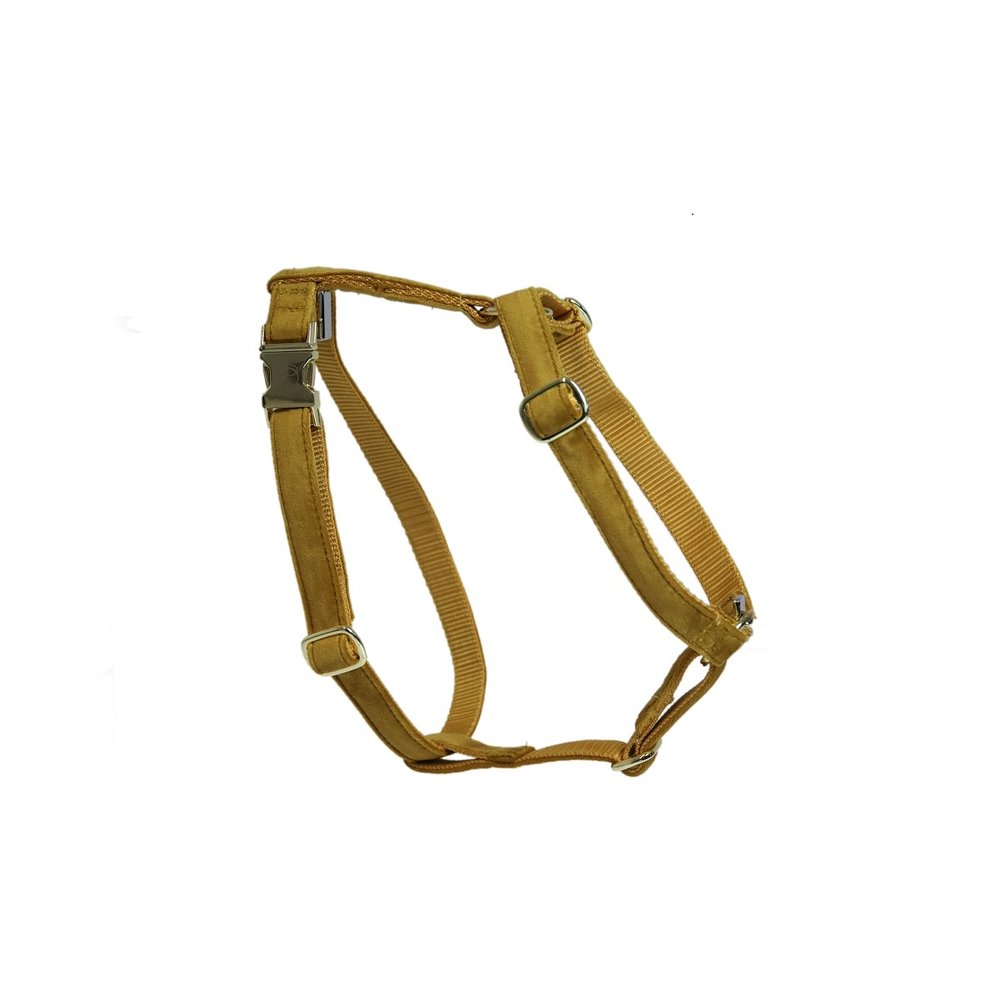 Kentucky Dogwear Kentucky Dogwear Harnas Loop Velvet Mosterd Kentucky Dogwear Kentucky Dogwear Harnas Loop Velvet Mosterd