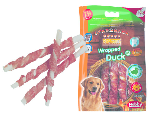 Nobby Nobby StarSnack Wrapped Duck Stick Nobby Nobby StarSnack Wrapped Duck Stick