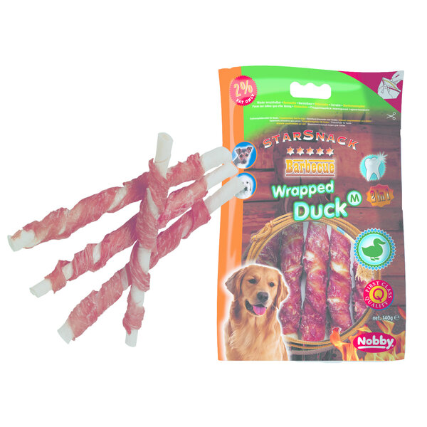 Nobby Nobby StarSnack Wrapped Duck Stick Nobby Nobby StarSnack Wrapped Duck Stick