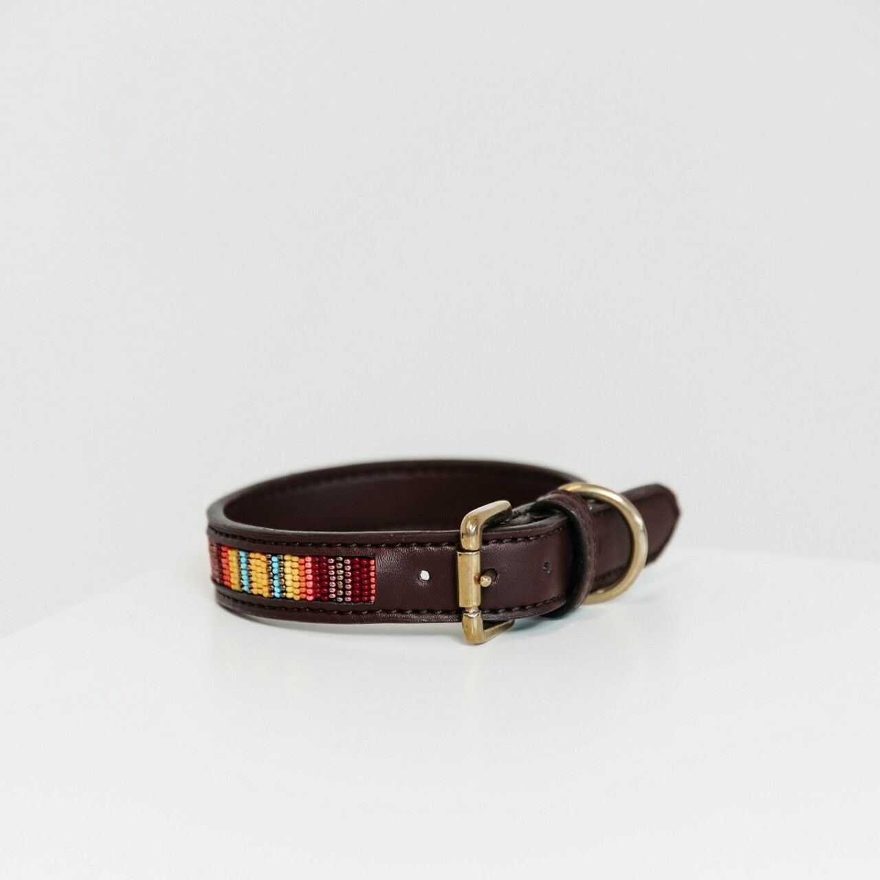 Kentucky Dogwear Kentucky Dogwear Halsband Handgemaakte Parels Mix Oranje