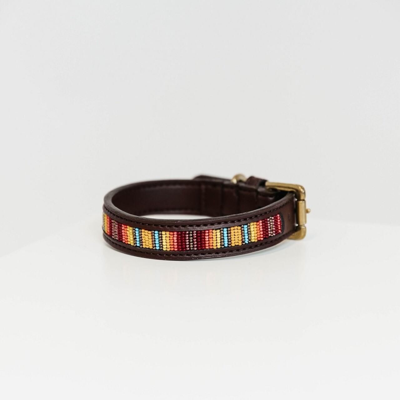 Kentucky Dogwear Kentucky Dogwear Halsband Handgemaakte Parels Mix Oranje