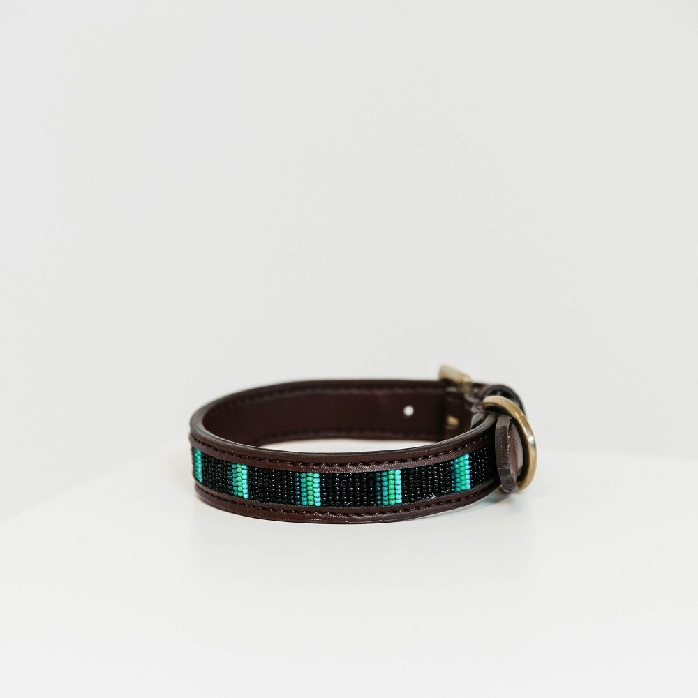 Kentucky Dogwear Kentucky Dogwear Halsband Handgemaakte Parels Zwart Kentucky Dogwear Kentucky Dogwear Halsband Handgemaakte Parels Zwart