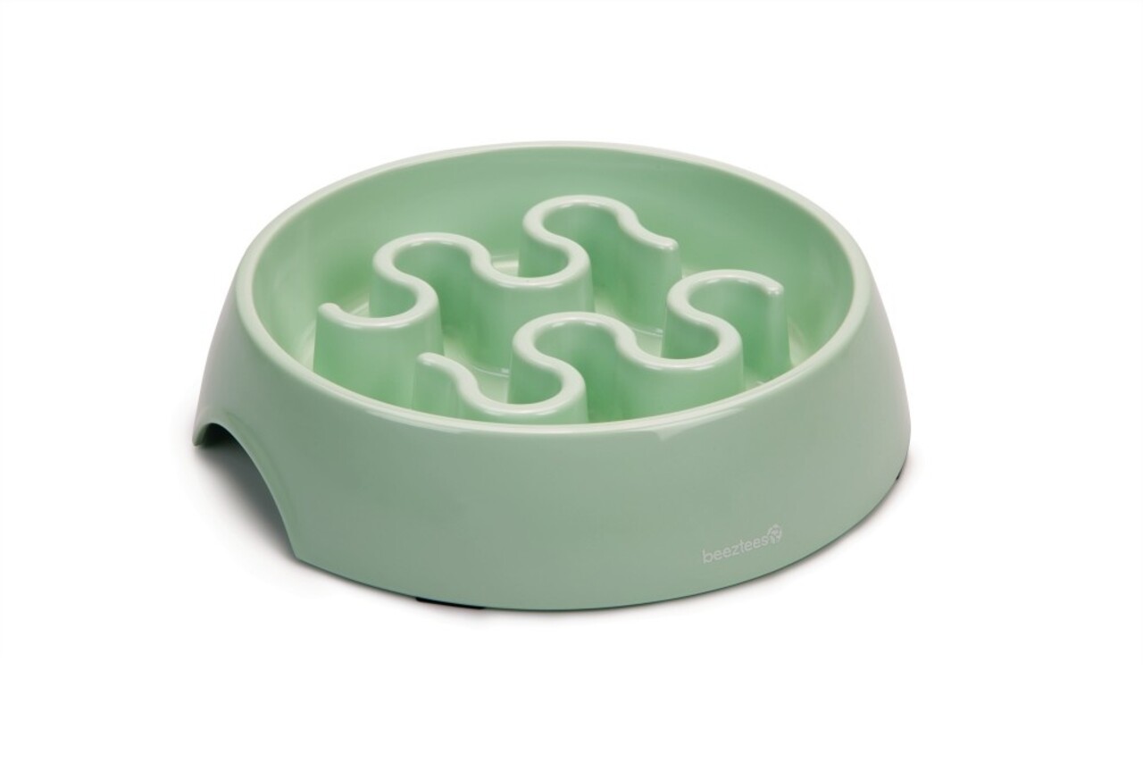 Beeztees Beeztees Anti-Schrokbak Melamine Calmo Mint Beeztees Beeztees Anti-Schrokbak Melamine Calmo Mint