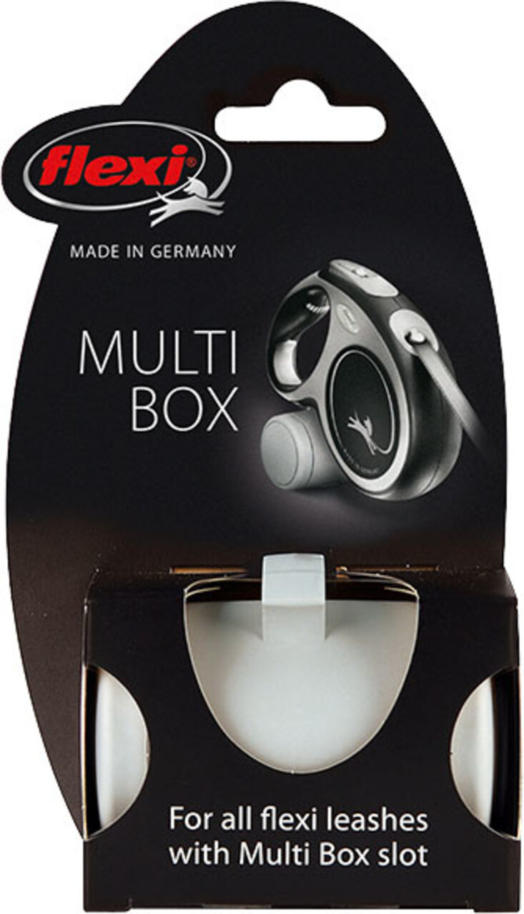 Flexi Flexi Multi Box Poepzakhouder/Snackbox Grijs Flexi Flexi Multi Box Poepzakhouder/Snackbox Grijs