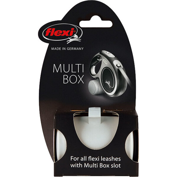 Flexi Flexi Multi Box Poepzakhouder/Snackbox Grijs Flexi Flexi Multi Box Poepzakhouder/Snackbox Grijs