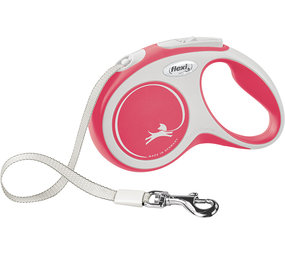 Flexi Flexi Rollijn New Comfort Tape Rood Flexi Flexi Rollijn New Comfort Tape Rood