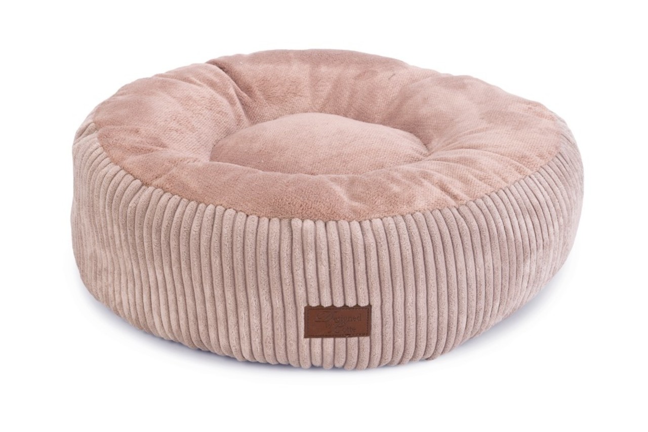 Designed by Lotte Designed by Lotte Kattenkussen Ribbed Roze Designed by Lotte Designed by Lotte Kattenkussen Ribbed Roze