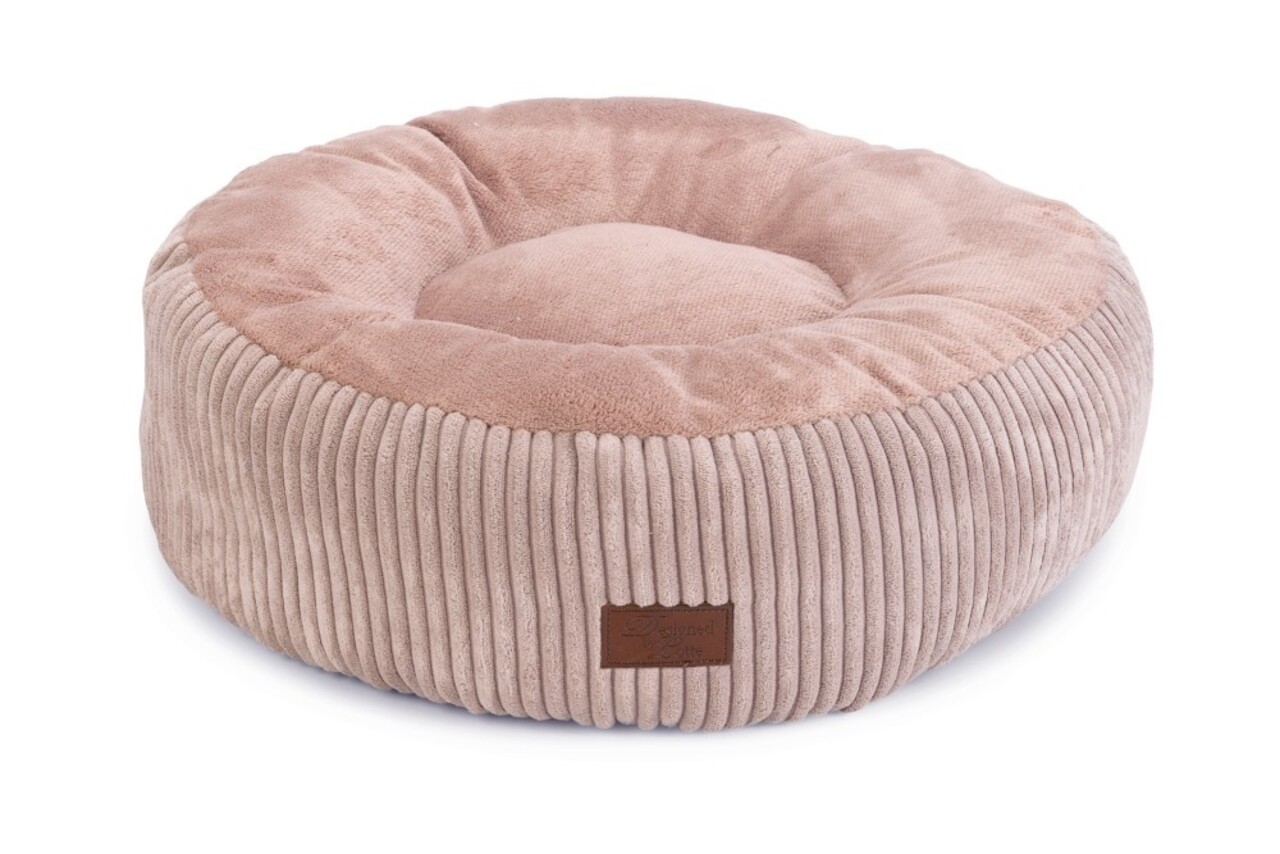 Designed by Lotte Designed by Lotte Kattenkussen Ribbed Roze Designed by Lotte Designed by Lotte Kattenkussen Ribbed Roze