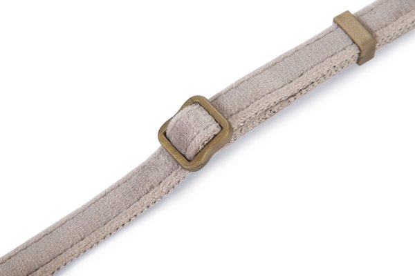 Designed by Lotte Designed by Lotte Hondenhalsband Velura Grijs Designed by Lotte Designed by Lotte Hondenhalsband Velura Grijs