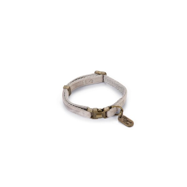 Designed by Lotte Designed by Lotte Hondenhalsband Velura Grijs