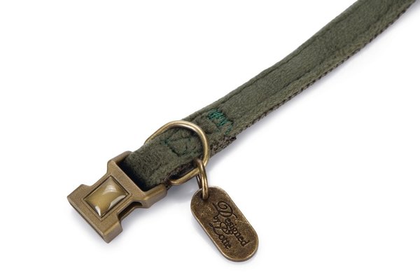 Designed by Lotte Designed by Lotte Hondenhalsband Velura Groen Designed by Lotte Designed by Lotte Hondenhalsband Velura Groen