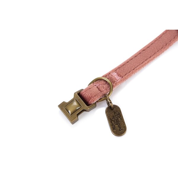 Designed by Lotte Designed by Lotte Hondenhalsband Velura Roze