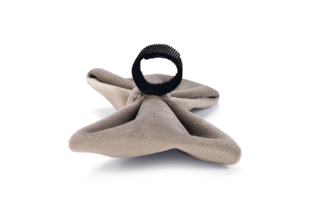 Designed by Lotte Designed by Lotte Velvet Hondenstrik Zaza Grijs
