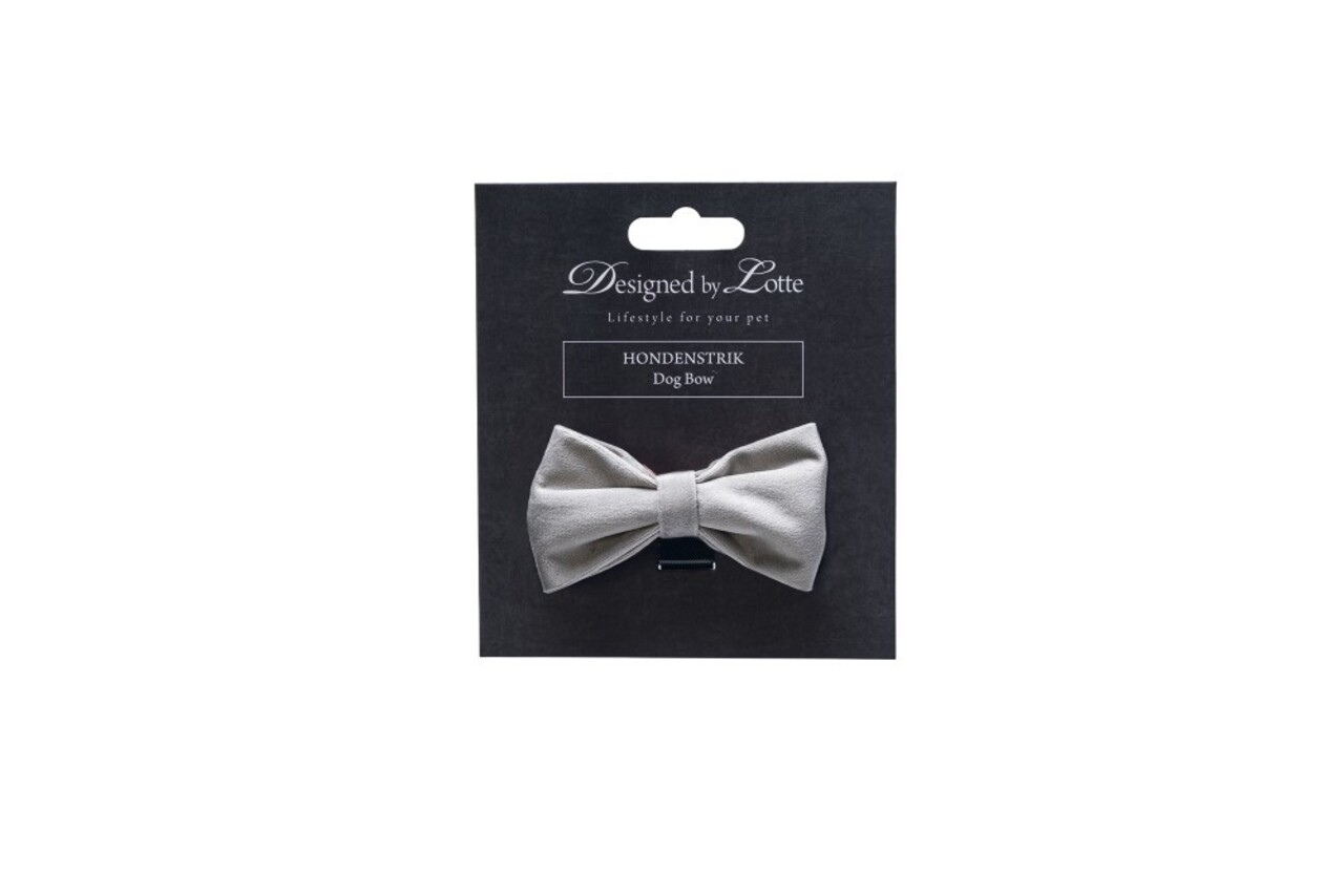 Designed by Lotte Designed by Lotte Velvet Hondenstrik Zaza Grijs