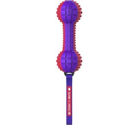GiGwi GiGwi Push To Mute Halter Rood/Paars GiGwi GiGwi Push To Mute Halter Rood/Paars