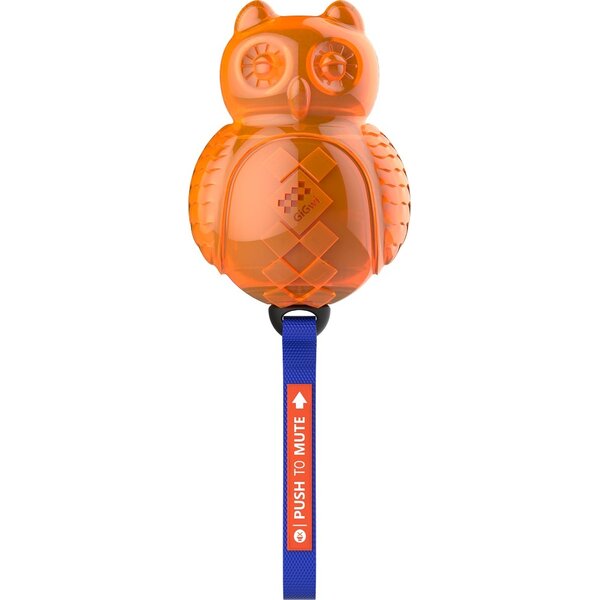 GiGwi GiGwi Push To Mute Uil Blauw/Oranje