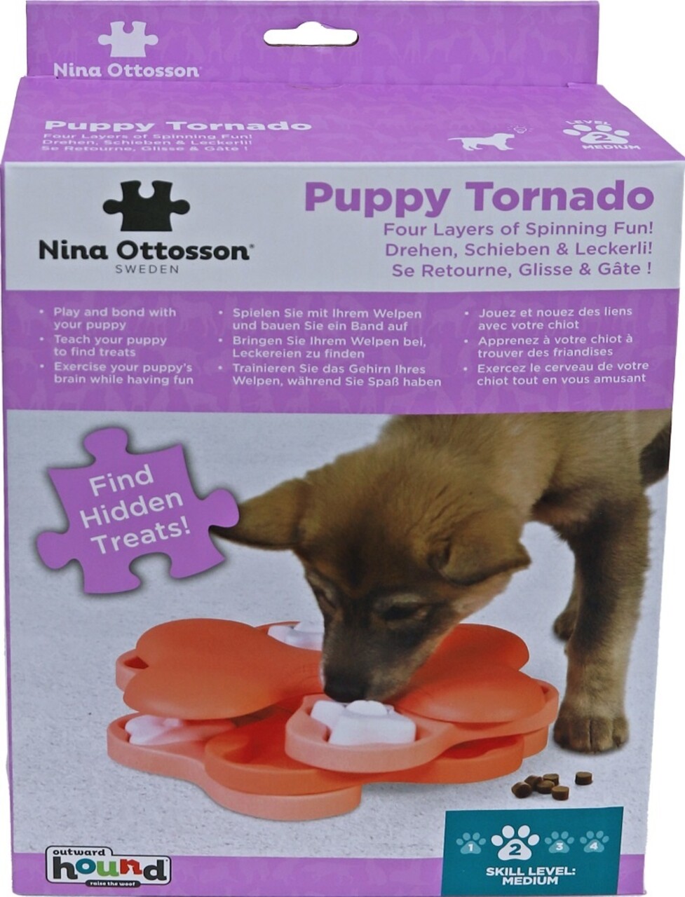 Nina Ottosson Nina Ottosson Puppyspel Tornado Roze Nina Ottosson Nina Ottosson Puppyspel Tornado Roze