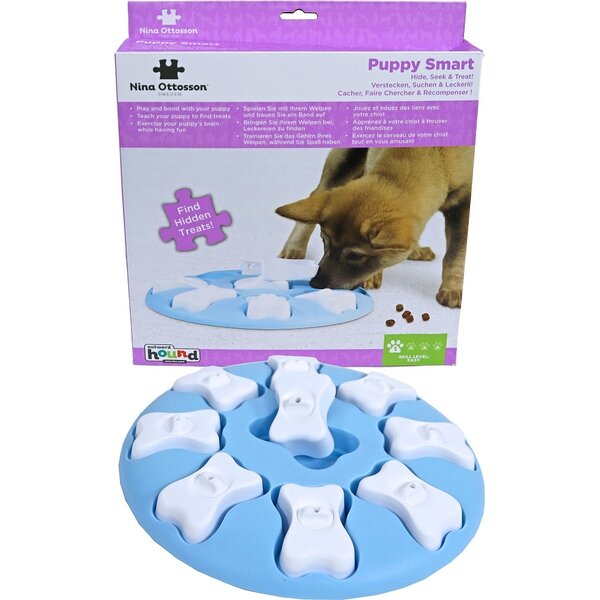 Nina Ottosson Nina Ottosson Puppyspel Smart Blauw Nina Ottosson Nina Ottosson Puppyspel Smart Blauw