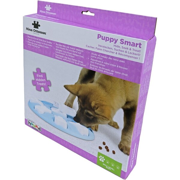 Nina Ottosson Nina Ottosson Puppyspel Smart Blauw Nina Ottosson Nina Ottosson Puppyspel Smart Blauw