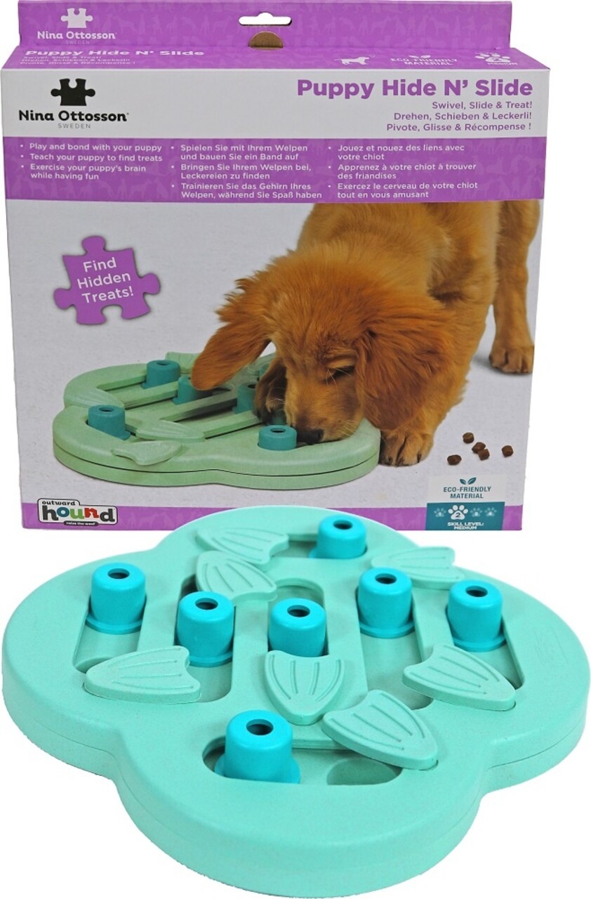Nina Ottosson Nina Ottosson Puppyspel Hide 'N Slide Groen