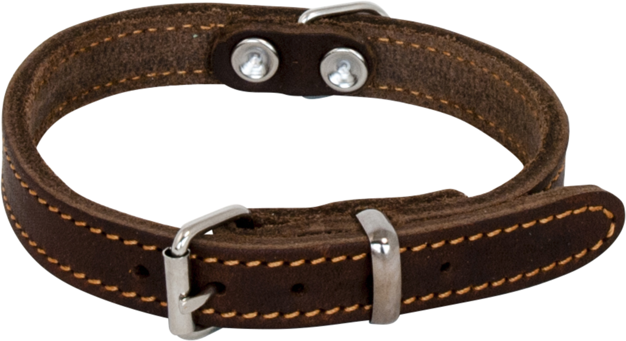 Jack & Vanilla Jack & Vanilla Hondenhalsband Vetleder Bruin Jack & Vanilla Jack & Vanilla Hondenhalsband Vetleder Bruin