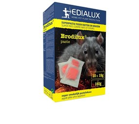 Edialux Edialux Brodilux Pasta Ratten- en muizenvergif Edialux Edialux Brodilux Pasta Ratten- en muizenvergif