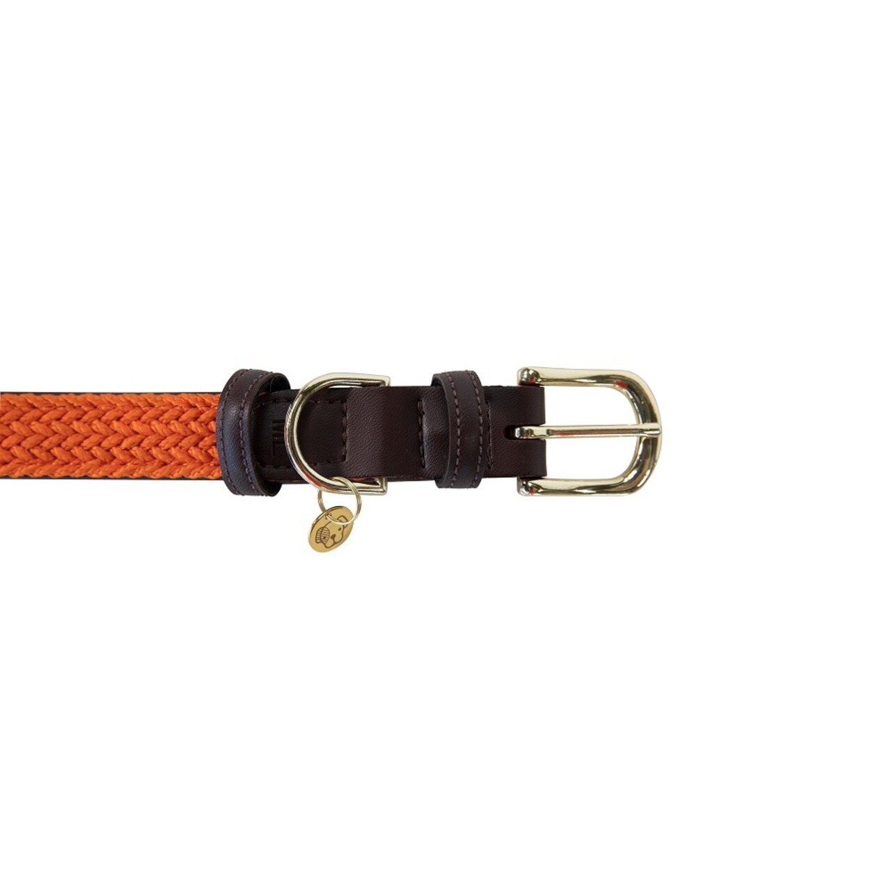 Kentucky Dogwear Kentucky Dogwear Gevlochten Nylon Hondenhalsband Oranje Kentucky Dogwear Kentucky Dogwear Gevlochten Nylon Hondenhalsband Oranje