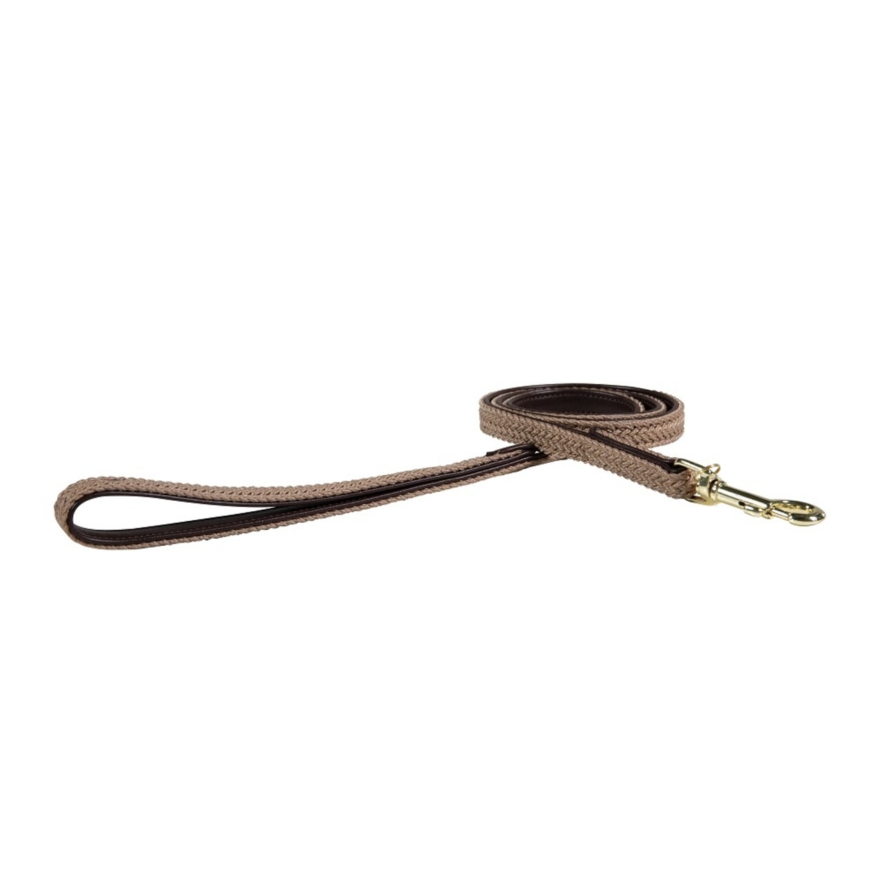 Kentucky Dogwear Kentucky Dogwear Gevlochten Nylon Leiband Hond Beige