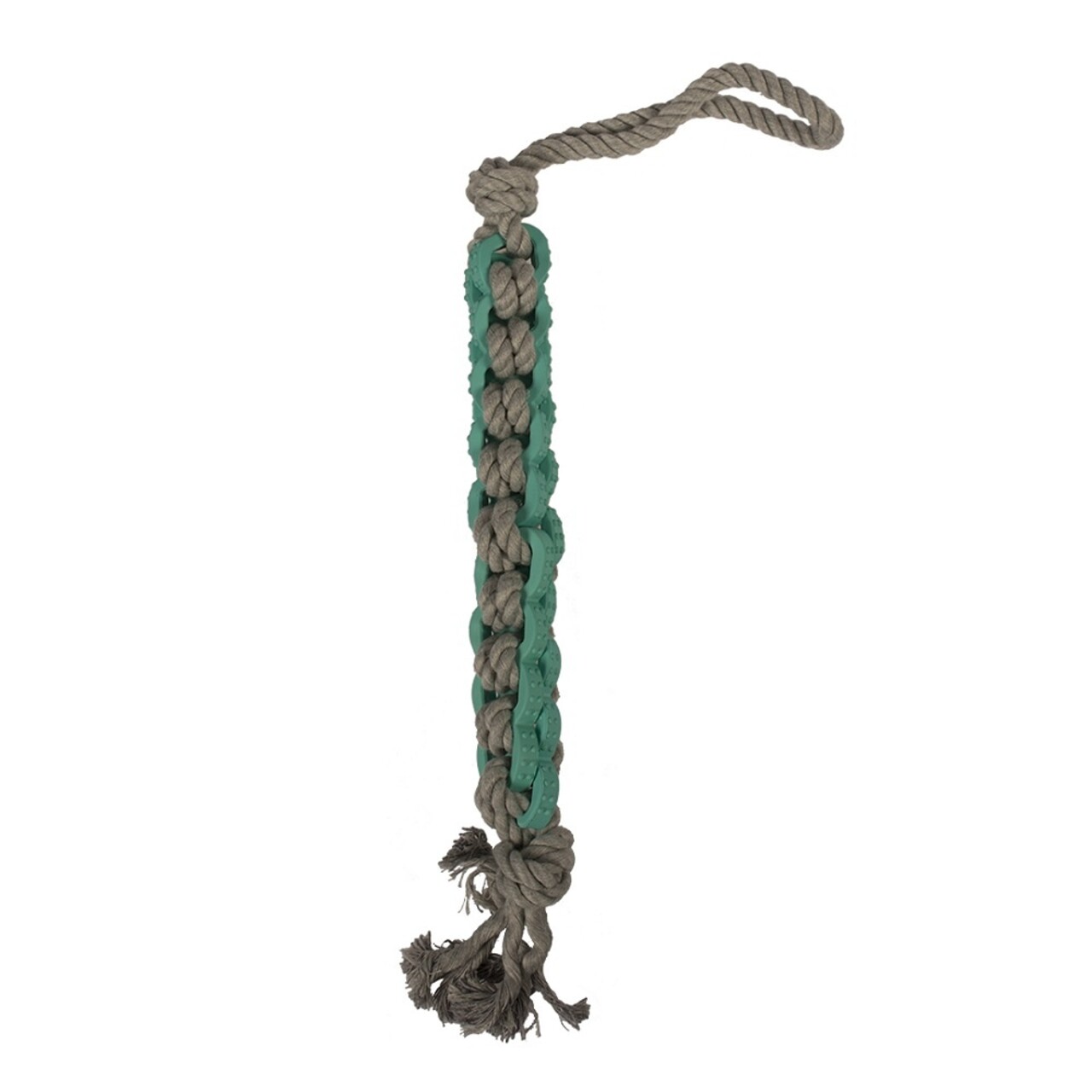 Duvo+ Freshmint Dental Touw Grijs/Munt