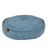 D & D High Quality Rond Kussen Vince Blauw D & D High Quality Rond Kussen Vince Blauw