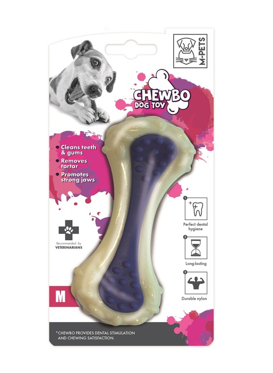 M-Pets Chewbo Choppy Clean Dental Blue
