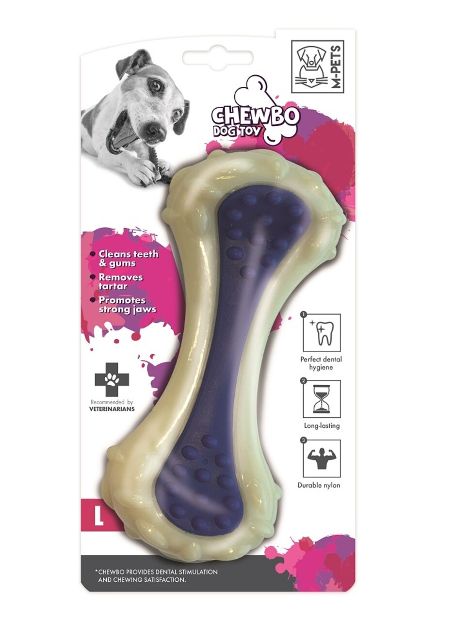 M-Pets Chewbo Choppy Clean Dental Blue