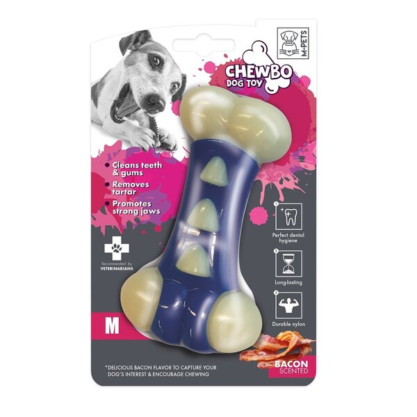 M-Pets Chewbo Tribone Clean Dental Blue
