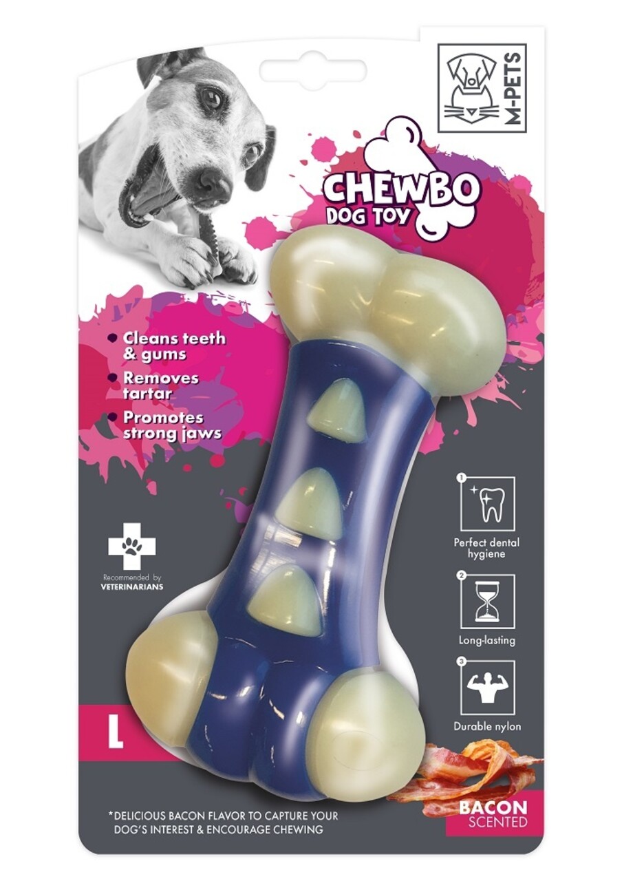 M-Pets Chewbo Tribone Clean Dental Blue