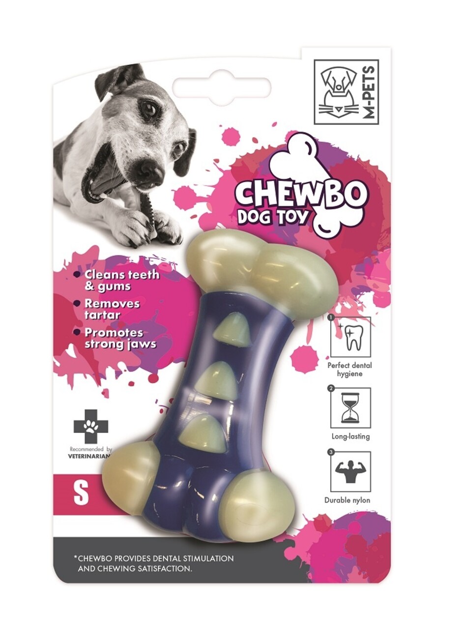 M-Pets Chewbo Tribone Clean Dental Blue