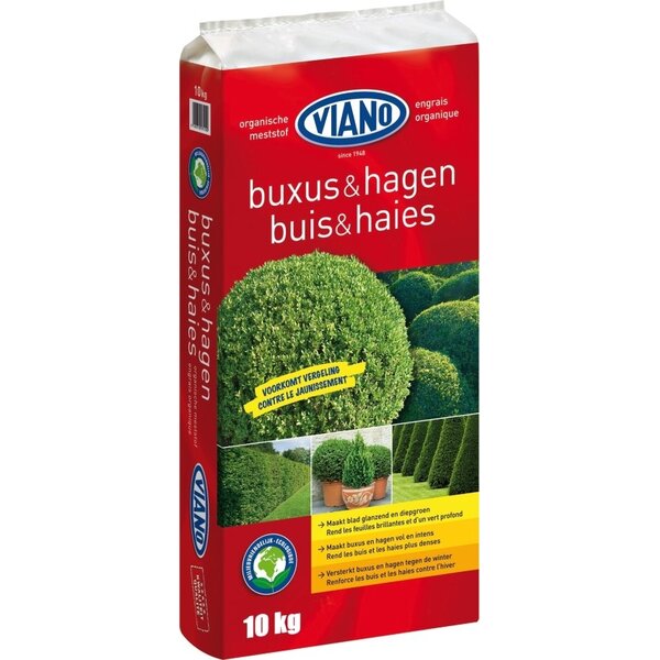 Viano Viano Organische Meststof Buxus & Hagen (NPK 7-5-8 + 3MgO) Viano Viano Organische Meststof Buxus & Hagen (NPK 7-5-8 + 3MgO)