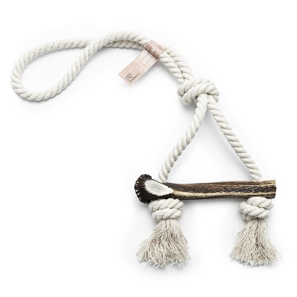 Rexproduct Rexproduct Hondenspeelgoed Knot Soft (Touw + half hertengewei) Rexproduct Rexproduct Hondenspeelgoed Knot Soft (Touw + half hertengewei)