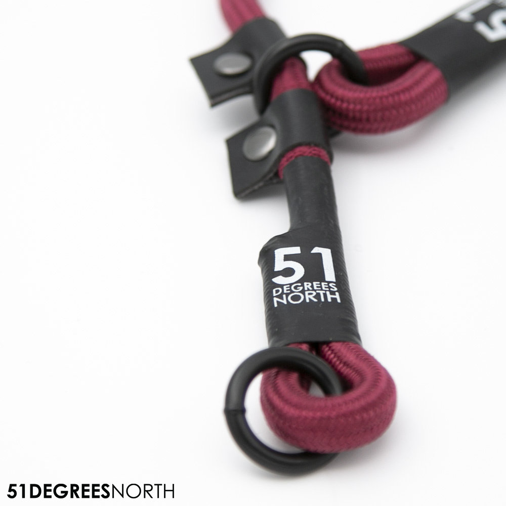 51 Degrees North 51 Degrees North Wanderful Halsband Rope Burgundy 51 Degrees North 51 Degrees North Wanderful Halsband Rope Burgundy