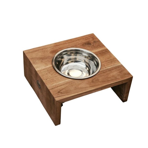 51 Degrees North 51 Degrees North Dinner Bowl Teak Single High