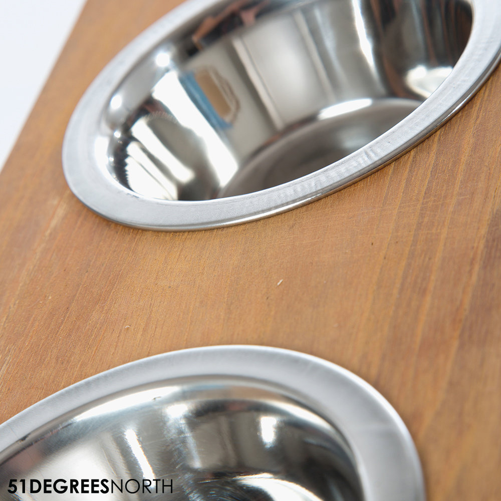 51 Degrees North 51 Degrees North Dinner Bowl Teak Dubbel