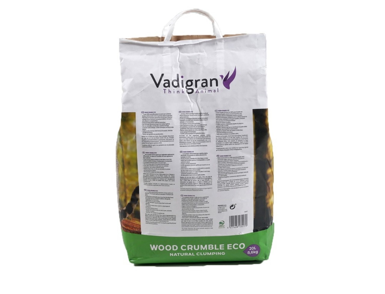 Vadigran Vadigran Kattenbakvulling Wood Crumble Vadigran Vadigran Kattenbakvulling Wood Crumble