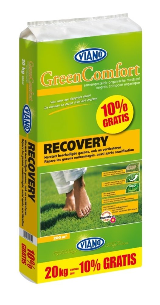 Viano Viano GreenComfort Recovery Gazonmest (NPK 8-6-13+3MgO + Humifirst) Viano Viano GreenComfort Recovery Gazonmest (NPK 8-6-13+3MgO + Humifirst)