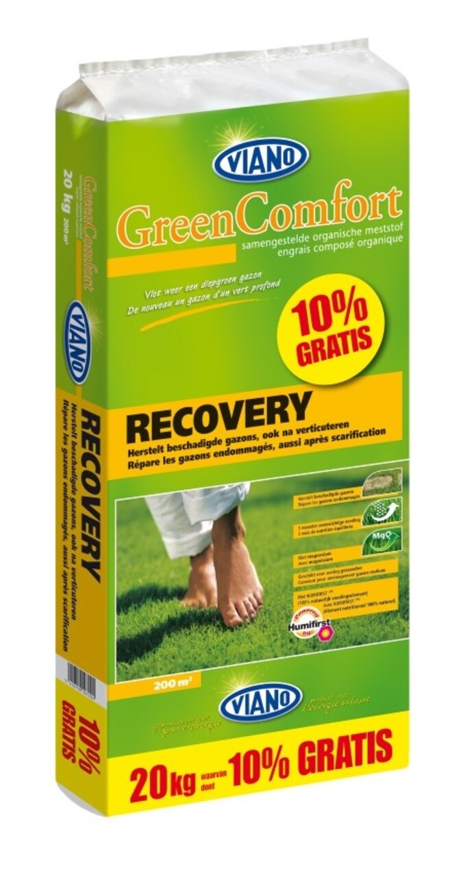 Viano Viano GreenComfort Recovery Gazonmest (NPK 8-6-13+3MgO + Humifirst) Viano Viano GreenComfort Recovery Gazonmest (NPK 8-6-13+3MgO + Humifirst)