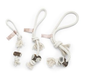 Rexproduct Rexproduct Hondenspeelgoed Loop (Touw + vol stuk hertengewei) Rexproduct Rexproduct Hondenspeelgoed Loop (Touw + vol stuk hertengewei)
