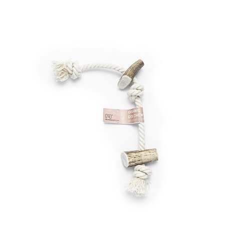 Rexproduct Rexproduct Hondenspeelgoed Double Mix (Touw + blokjes hertengewei) Rexproduct Rexproduct Hondenspeelgoed Double Mix (Touw + blokjes hertengewei)