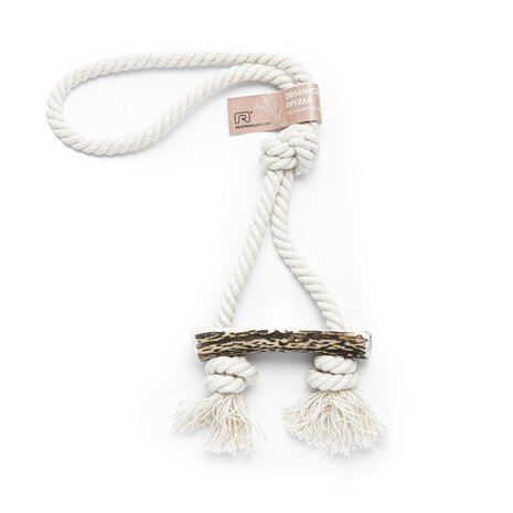 Rexproduct Rexproduct Hondenspeelgoed Knot Soft (Touw + half hertengewei) Rexproduct Rexproduct Hondenspeelgoed Knot Soft (Touw + half hertengewei)