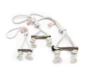 Rexproduct Rexproduct Hondenspeelgoed Knot Soft (Touw + half hertengewei) Rexproduct Rexproduct Hondenspeelgoed Knot Soft (Touw + half hertengewei)