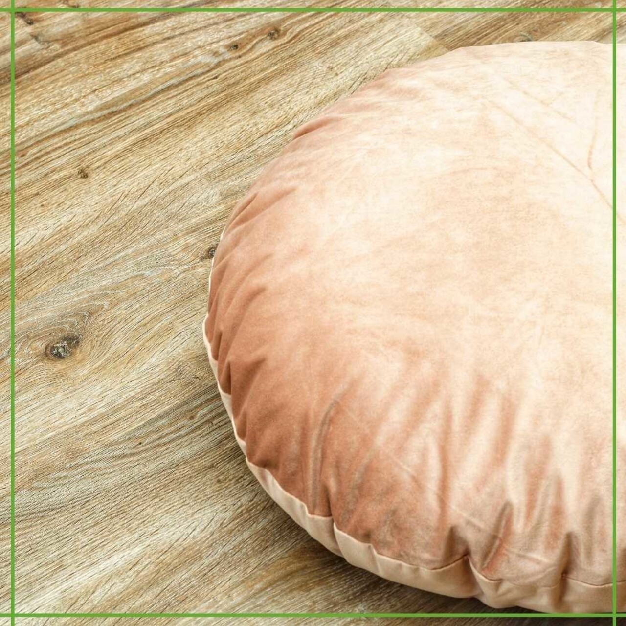 Overseas Petlife Overseas Petlife Kussen Velours Rond Roze