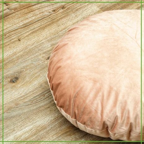 Overseas Petlife Overseas Petlife Kussen Velours Rond Roze Overseas Petlife Overseas Petlife Kussen Velours Rond Roze