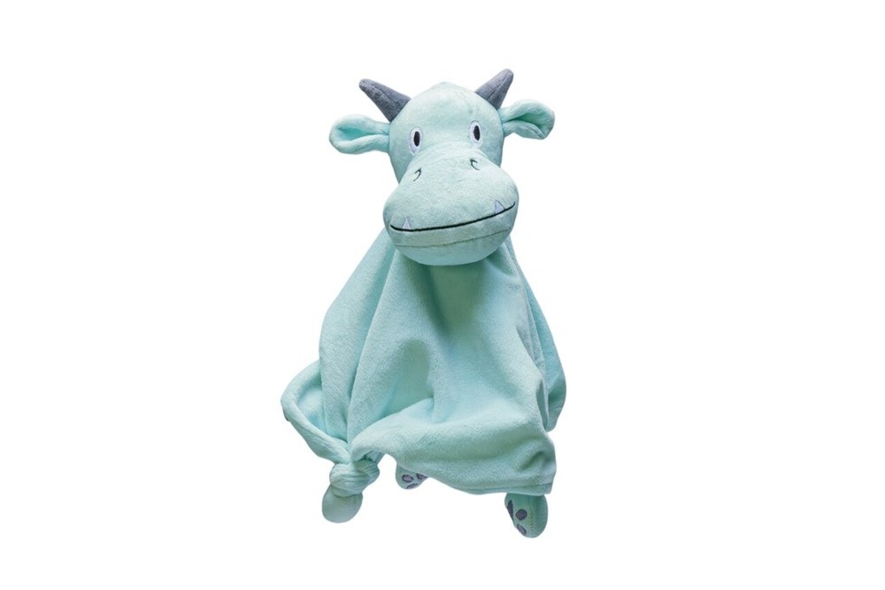 Beeztees Beeztees Puppy Knuffeldoek Draak Groen/Blauw Beeztees Beeztees Puppy Knuffeldoek Draak Groen/Blauw